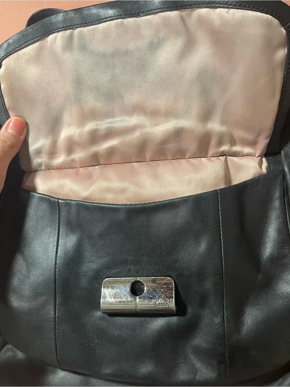 Coach Kristin Hobo Black Bag